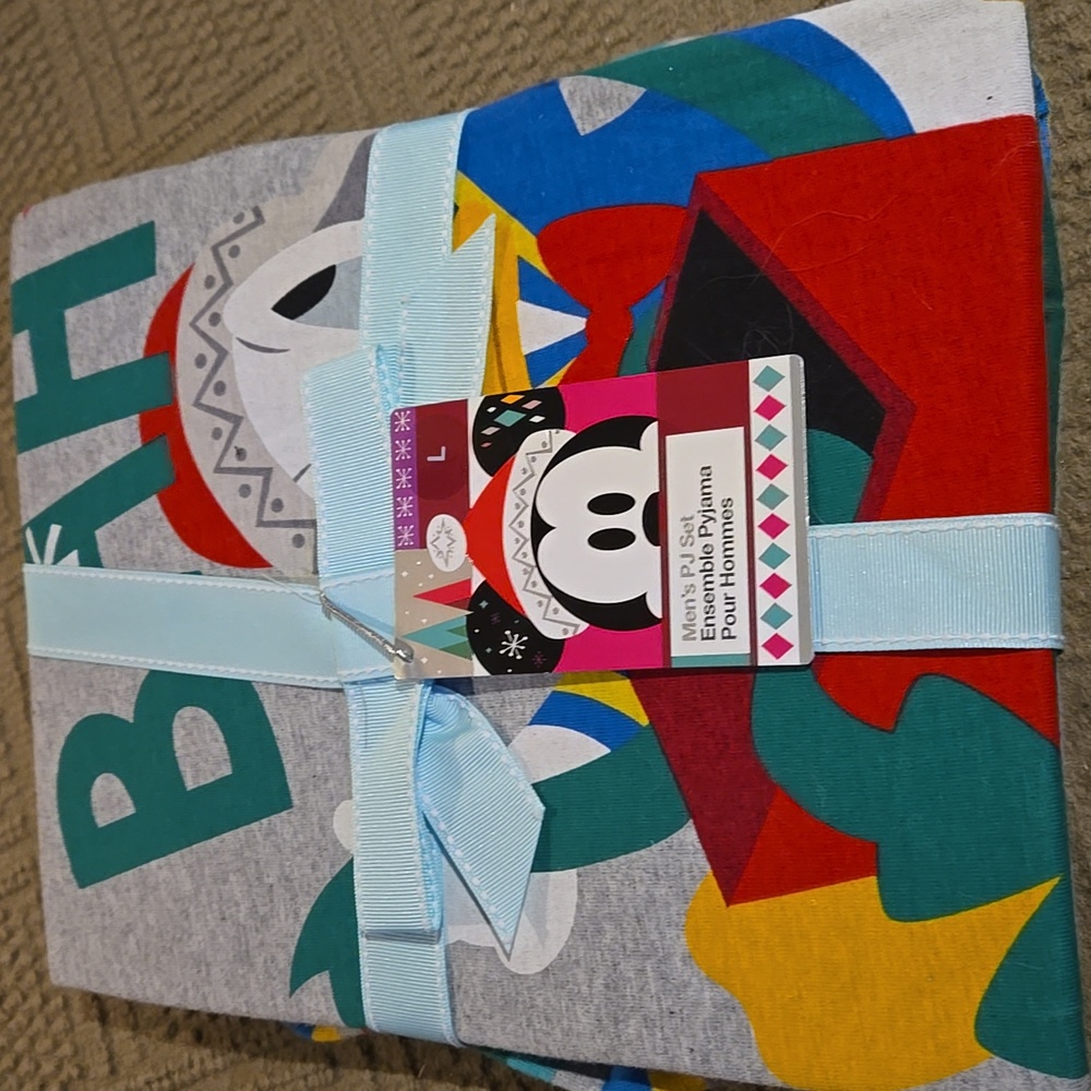 Disney pyjamas set men's XL